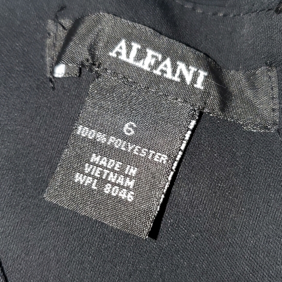 Long high-low black sleeveless Alfani dress NWT - Picture 5 of 5